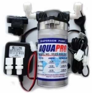Насосное оборудование PMAP6690 Aquapro 36V бустерный насос 0,7А (150-200gpd)