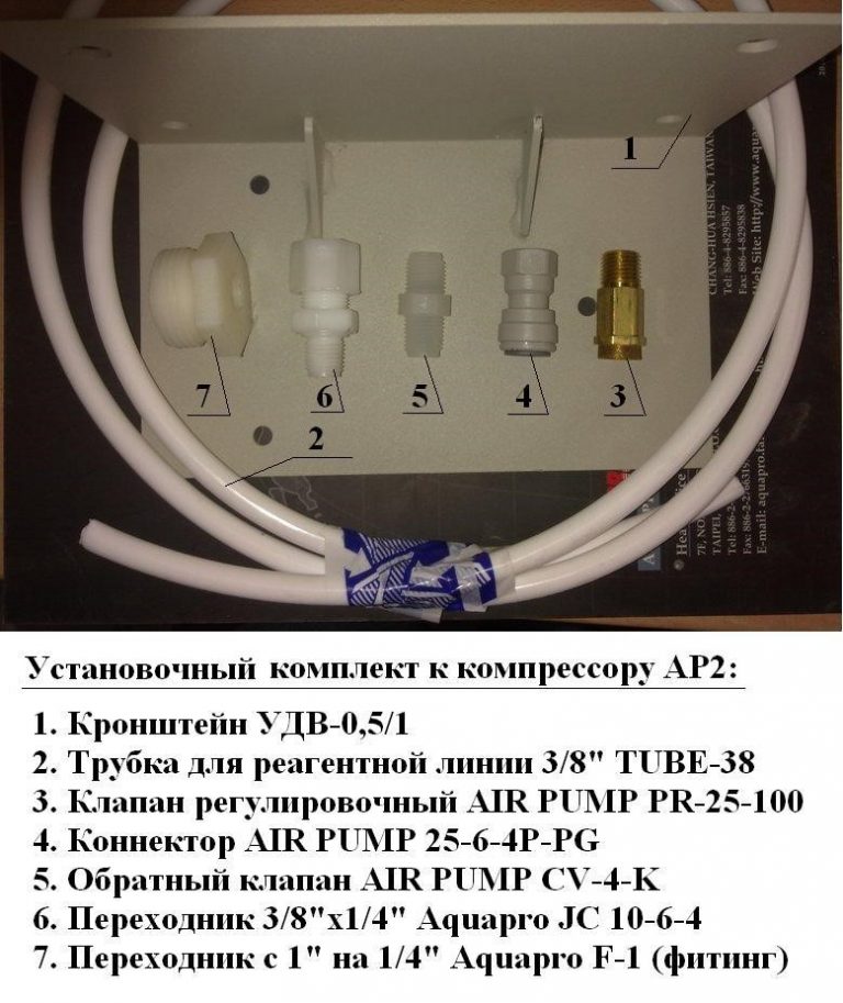 Установочный комплект для компрессора AP-2 (Air Pump) купить, Цена ₽ в ...