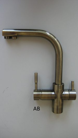 Кран чистой воды, совмещенный со смесителем, Antique Brass (NKD 0212 AB)