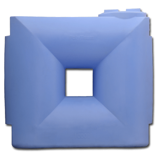 Бак прямоугольный для воды 1000 л (синий) PT-Т1000