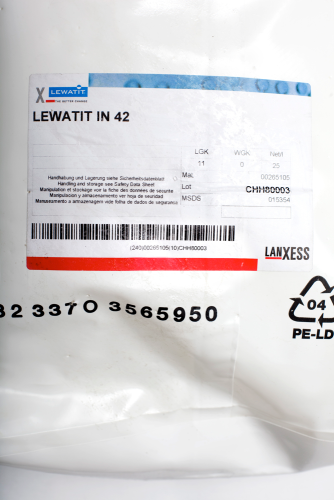 Инертный материал «Lewatit IN42» (25л, 11кг)