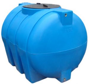 Оборудование для водоочистки (комплектующие) Бак горизонтальный для воды 500 л (синий) PT-G500