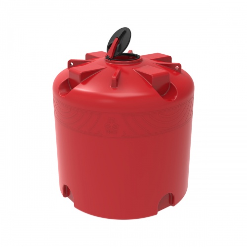 Оборудование для водоочистки (комплектующие) Емкость КАС 5500 TR с откидной крышкой красный (2051х 2000х 2000)