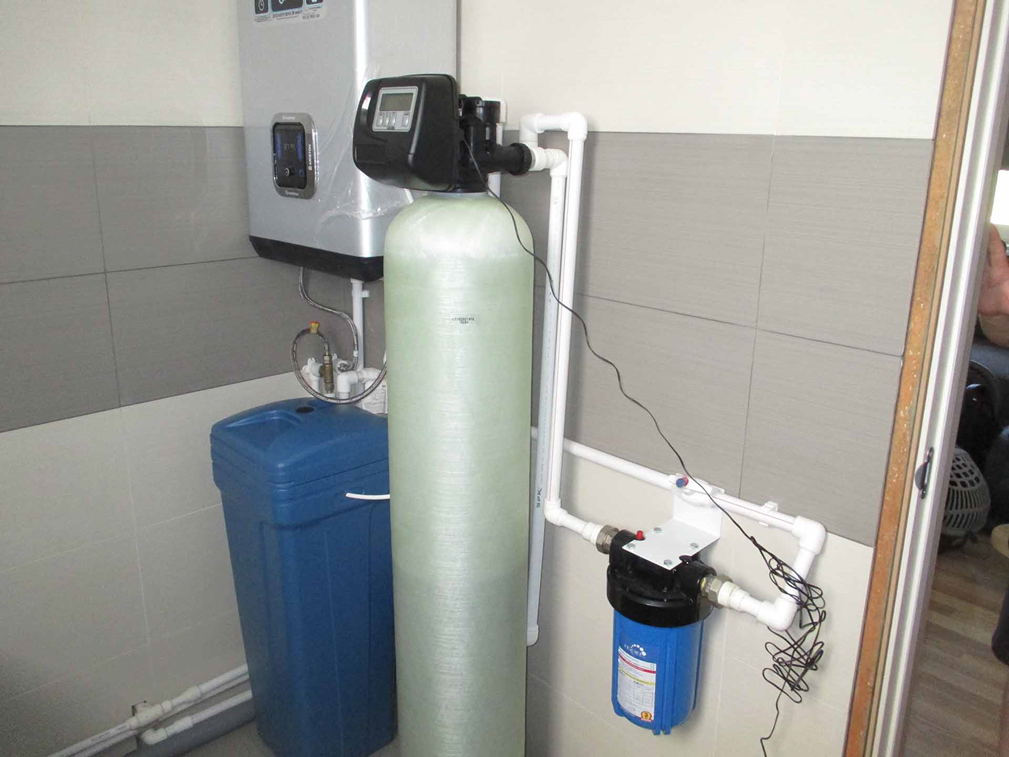 Описание Система очистки воды из скважины (RO) категории Комплекты фильтров на весь дом.