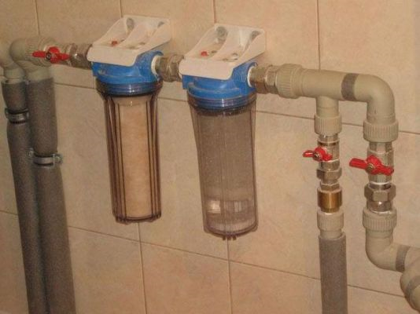 Установка фильтров для воды в квартире