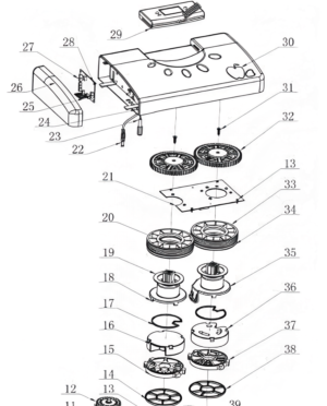 Запчасть Runxin керамический вал для F88A