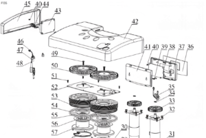 Запчасть Runxin плата управления для F135/F88 (6382019)
